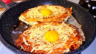 Potatoes and eggs! It's amazing, it's so delicious that you'll make it every day