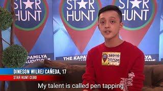 Star Hunt: Dineson Showcases His Talent In Pen Tapping On TV