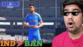 DESTROYED! IND Vs BAN CHAMPIONS TROPHY CRICKET 24