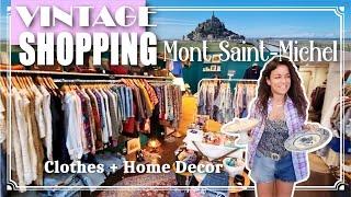 VINTAGE ADVENTURES in FRANCE | Come Vintage Shopping With Us around Mont Saint-Michel