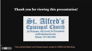 St. Alfred's Episcopal Church, AGO Organ Concert