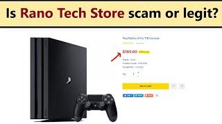 Rano Tech store - reviews! Is rano.tech scam or legit website? Why is PS4 so cheap here?