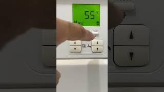 How to - Worcester Bosch Greenstar i , Maximum / Minimum output mode