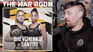 Shevchenko vs Santos Tale of the Tape | The War Room with Dan Hardy | Full Reptile CLIPS