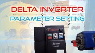 Delta Inverter Parameter Setting With Initialization @FlowChart