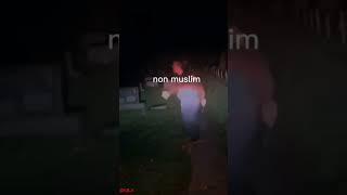 Non Muslim vs Muslim when they see a ghost #shorts #muslim #nonmuslims