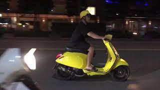 Modern Vespa Saigon night ride