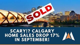 Calgary Housing Market CRASH? The Truth Behind the 17% Sales Drop! (OCT 4, 2024)