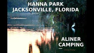 Hanna Park Camping Trip, Jacksonville Florida, Aliner Camping