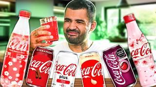 PROVEI TODOS OS SABORES DE COCA-COLA QUE ENCONTREI!