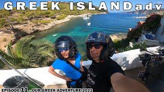 Greek Island of Kefalonia (Rose island) - E11 - Our Greek Motorcycle Adventure P1