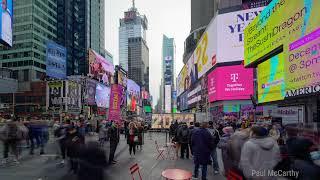 New Years 2022 Sign in Times Square NYC