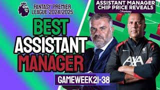 THIS IS THE BEST FPL ASSISTANT MANAGER! FPL ASSISTANT MANAGER CHIP PRICES! Who To Choose + Strategy