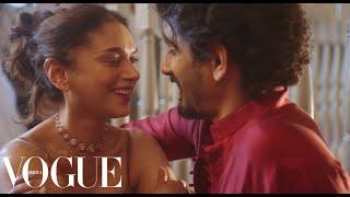 Go Behind the Scenes with Aditi Rao Hydari & Siddharth for the Vogue Wedding Cover shoot