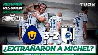 Resumen y Goles | Pumas 3 - 2 Querétaro | Guard1anes 2020 Liga MX - J1 | TUDN