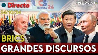 DIRECTO | CUMBRE BRICS EN KAZÁN: DESAFÍO A OCCIDENTE, BATALLA CONTRA EL DÓLAR Y NUEVO ORDEN MUNDIAL