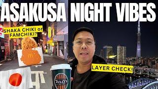 Asakusa at Night: McDonald's Japan, Tully’s Matcha & Tokyo Rooftop Chill!  JAPAN VLOG