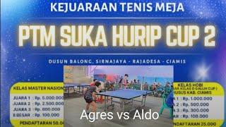 agres vs aldo kejuaraan tenis meja PTM SUKA HURIP CUP 2 ciamis