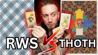 Rider Waite Smith Tarot VS Thoth Tarot Deck