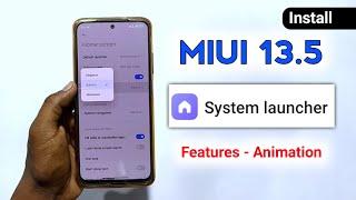 Install MIUI 13.5 System Launcher - Beta ! | MIUI 13 Update ! | MIUI 13.5 System Apps | Dot SM