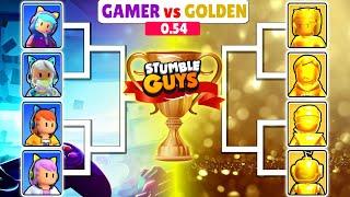 GAMER Vs. GOLDEN | New Map ICE CARAMBA | Stumble Guys Tournament