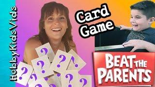 Beat the Parents! Road Trip GAME with HobbyFamily Fun in the Car HobbyKidsVids