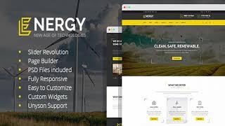 Energy - solar and alternative energy WordPress Theme | Themeforest Website Templates and Themes