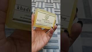 Khadi Natural Chandan Haldi Soap || Anti-Ageing Soap🫧 #khadinatural #naturalsoap #ytshorts #ytstudio