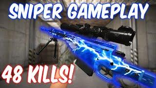 Black Squad - Sniper gameplay [48 KILLS] (Cross Camp)