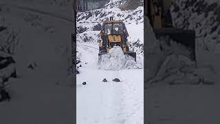 Bull Machines working in Kashmir in -10 degree temperature 