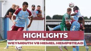 Highlights | Weymouth 0-2 Hemel Hempstead