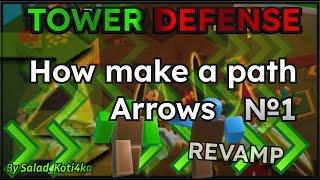 How make a path Arrows | GnomeCode Tower defence Addons | Roblox | №1 Rework