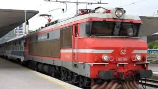 SŽ Slovenian Railways Intercity 502 "Pohorje"  Koper - Maribor hauled by 363 at Ljubljana