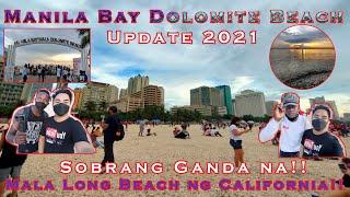 Manila Bay Walk Update 2021 Dolomite Beach Napakaganda Manila bay Parang Nasa Long Beach California