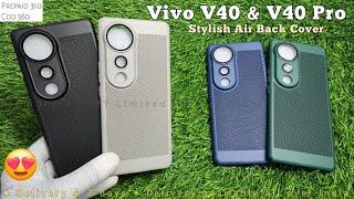 Vivo V40 & V40 Pro Back Cover ! Vivo V40 & V40 Pro Stylish Back Cover with camera protection