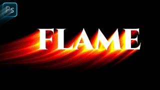 Flame Text Effect - Best Photoshop Tutorial For Beginner 2025