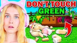 Get RICH And NOT Touch GREEN In Grow A Garden! (Roblox)