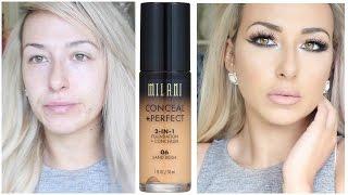 FIRST IMPRESSION/ REVIEW Milani Conceal + Perfect 2 IN 1 Foundation!