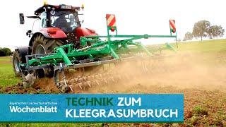 Praxisvorführung zum Kleegrasumbruch | Landtechnik