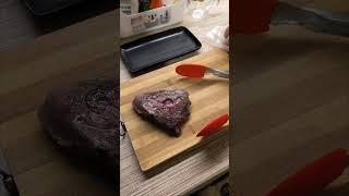 стейк идеальной прожарки, как в ресторане #стейк #мясо #сувид #мраморнаяговядина