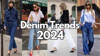 Top DENIM Trends 2024!