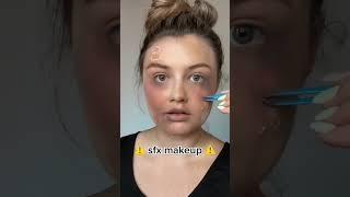 Makeup phobias tutorial #halloween #halloweenmakeuplook #creativemakeup #scary #shorts #makeupshort