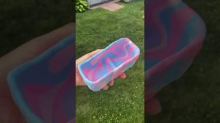 DIY Painted Clay Holder  #clay #clayart #sculpting #airdryclay #crayola #pastelart