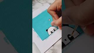 Cute Acrylic Painting  | #art #painting #cute #satisfying #shorts