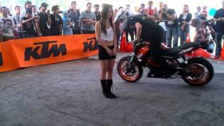 Rok Bagoros - KTM 125 Duke Stunt KL Motoexpo 2012