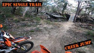 Enduro Creek Jump With Epic Single trail Loop