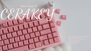 도자기로 키캡을 만들었더니?! 엄청난 소리가 납니다 CERAKEY Ceramic keycap V2 l Super Thocky Sound