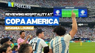 Copa America hospitality review | Insignia Lounge | The Padded Seat