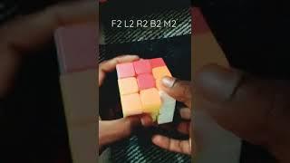 how to make cube in cube pattern in 3*3 rubics cube #shorts