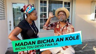 Bicha kap di kijan nèg yo volè, yo kraze Peyi a #funny #comedy #comedyvideos